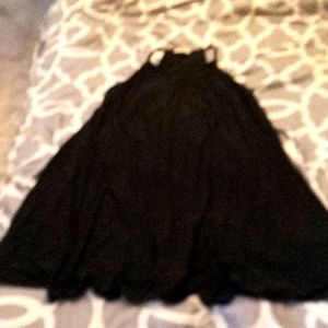 A black dress